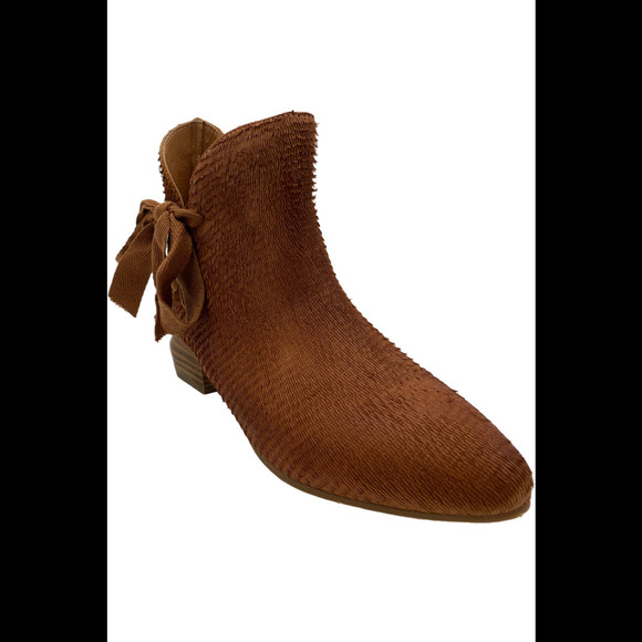 Antelope Leather Side-Tie Ankle Boots Linden Tobacco - Medium - Picture 1 of 3